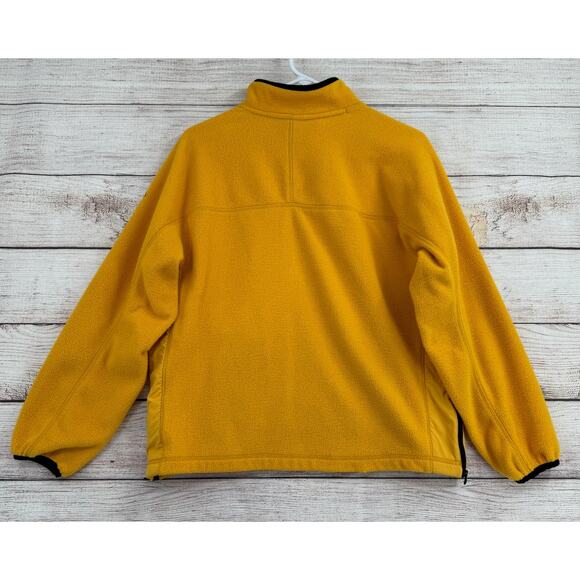 Outdoor Afro x REI Co-Op 1/4 Zip Fleece Pullover Womens Medium Yellow Black - Picture 2 of 16